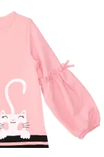 Sevimli Arkadaşlar Kız Çocuk Dokuma Elbise