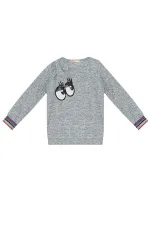 Gözler Kız Çocuk Triko Kazak Tayt Takım