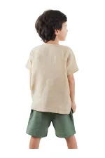 Kaplan Summer Boys' Muslin Shorts Set