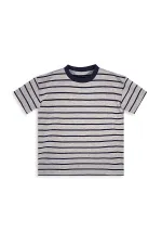 Korsan Erkek Çocuk Çizgili T-shirt Şort Takım