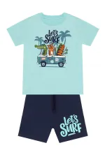 Let's Surf Erkek Çocuk T-shirt Şort Takım