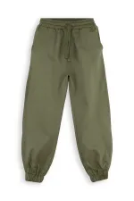 Boys' Stitched Khaki Gabardine Trousers