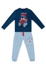 Canavar İtfaiye Erkek Çocuk T-shirt Pantolon Takım