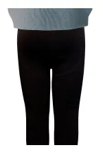 Leggings pour enfants doublés en tissu éponge