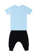 Shark'n Roll Erkek Çocuk T-shirt Kapri Şort Takım
