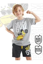 Beach Gym Erkek Çocuk T-shirt Şort Takım