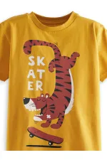 Skater Boys' T-shirt and Capri Shorts Set