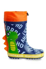 Colorful Dinosaur Boys' Rain Boots