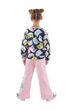 Ensemble de survêtement pour filles avec de jolis chats