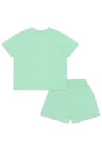 Oversize Mint Unisex T-shirt Şort Takım