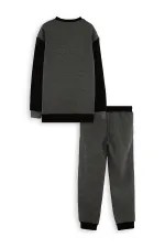 Ensemble de survêtement gris surdimensionné pour garçon