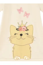 Robe de fille rêve de chat