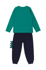 Tırtırlı Dino Erkek Çocuk T-shirt Pantolon Takım