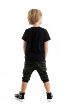 Woof Erkek Çocuk T-shirt Kapri Şort Takım