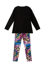 Kanatlı Şimşek Kız Çocuk Tunik Tayt Takım