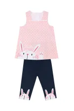 Hello Tavşan Kız Çocuk Tunik Tayt Takım
