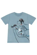 Korsan Dinolar Erkek Çocuk T-shirt Şort Takım