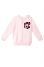 Unicorn Kapişonlu Kız Çocuk Sweat