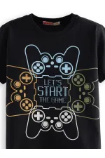 Oyunu Başlat Erkek Çocuk T-shirt Şort Takım