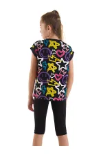 Ensemble T-shirt et legging style streetwear pour filles