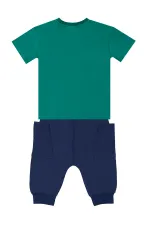 Komik Timsah Erkek Çocuk T-shirt Baggy Şort Takım