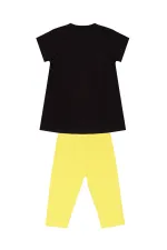 Zebracorn Siyah Kız Çocuk Tunik Tayt Takım