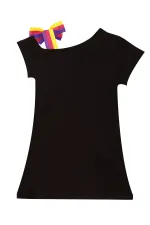 Robe noire de fille licorne rock