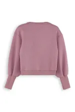 Unicorn Kız Çocuk Gül Kurusu Sweat