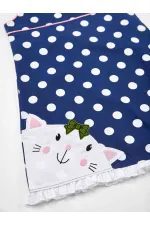 Robe en popeline Chubby Cat Girl