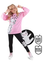 Leo Kız Çocuk Tayt T-Shirt Takım