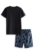 Şimşek Erkek Çocuk T-shirt Şort Takım Şimşek Erkek Çocuk T-shirt Şort Takım