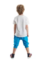 Monster Truck Erkek Çocuk T-shirt Kapri Şort Takım