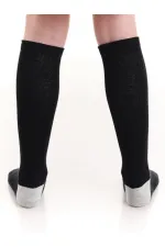 Poppy Flower Girl's Knee-High Socks Black