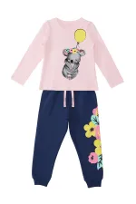 Balonlu Koala Kız Çocuk T-shirt Pantolon Takım