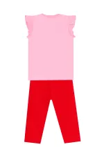Çilek Kız Çocuk T-shirt Tayt Takım