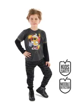 Sprey Kamuflaj Erkek Çocuk T-shirt Pantolon Takım