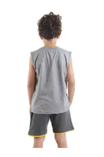 Pizzacı Köpekbalığı Erkek Çocuk T-shirt Şort Takım