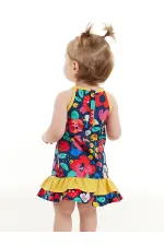 Floral Baby Girl Poplin Cotton Summer Dress