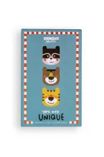 Chaussettes pour garçons, lot de 3, motif animaux