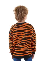 Kaplan Aplikeli Erkek Çocuk Sweat