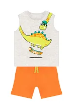 Kaykay Dino Erkek Çocuk T-shirt Şort Takım