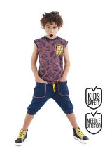 Sea T-shirt Erkek Çocuk T-shirt Kapri Şort Takım