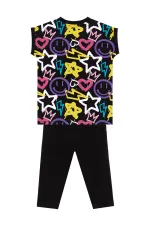 Ensemble T-shirt et legging style streetwear pour filles