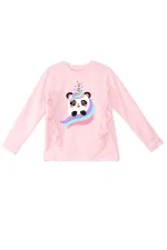 Panda Unicorn Kız Çocuk Tişört Tayt Takım Panda Unicorn Kız Çocuk Tişört Tayt Takım
