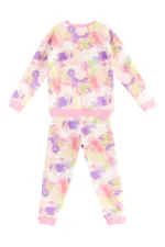 Unicorn Batik Desenli Kız Çocuk Eşofman Takım