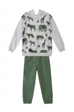 Ensemble de survêtement pour garçon à motifs animaux