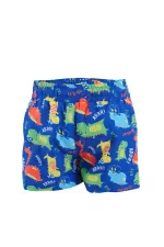 Dinosaur Boy's Navy Blue Swim Shorts