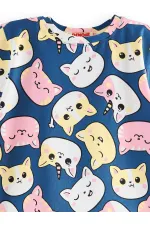 Cute Cats T-shirt and Shorts Set