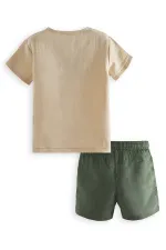 Kaplan Summer Boys' Muslin Shorts Set