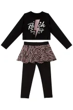 Rock Life Girls' T-Shirt and Leggings Set